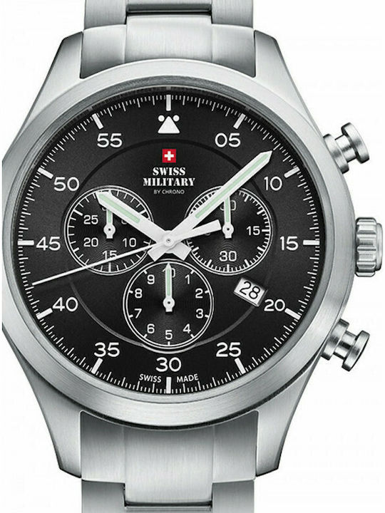 Swiss Military by Chrono Uhr Batterie mit Metallarmband Swiss Military by Chrono Uhr Batterie mit Metallarmband