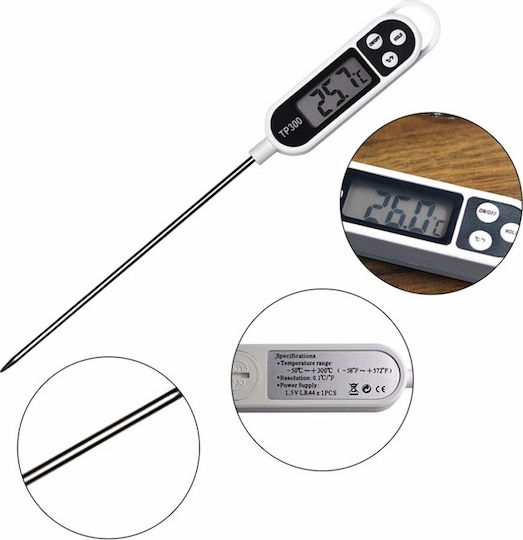 Electronical Cooking Thermometer with Probe +50°C / +300°C