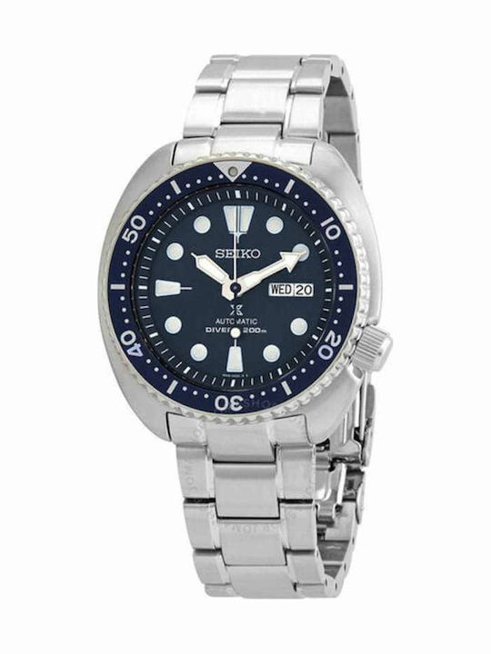 Seiko Prospex Men's Watch 44.3mm Automatic with Silver Metal Bracelet