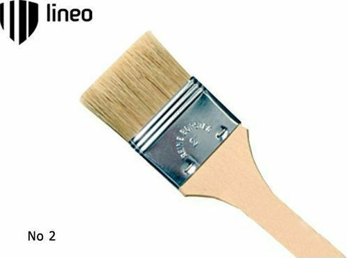 Lineo Πινέλο Νο2 για Ακρυλικό/Λάδι Πλακέ