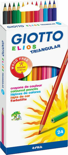 Giotto Elios Triangular Colored Pencil Set Package of 1 packages