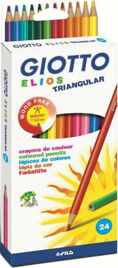 Giotto Elios Triangular Colored Pencil Set Package of 1 packages