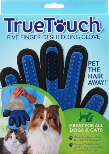 Glove for Misc Hair Lengths for Hair Removal Blue Blue