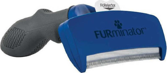 FURminator Undercoat Tool Comb Large for Short-Haired Dogs with Razor for Hair Removal Beige