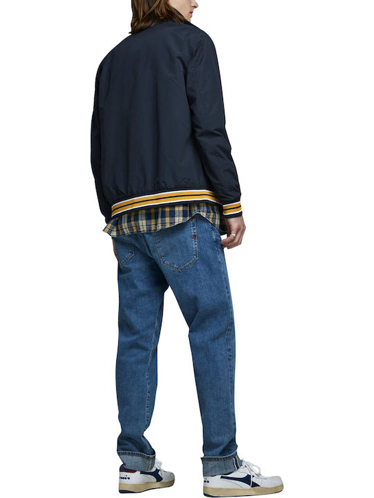 Winter Jacket Bomber Windproof Navy Blazer