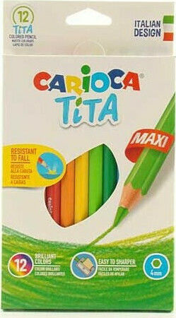 Carioca Tita Maxi Colored Pencil Set Package of 1 packages