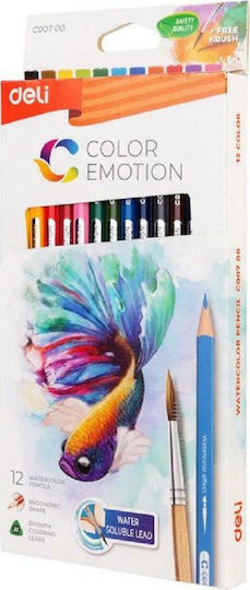 Deli Color Emotion Ξυλομπογιές Σετ 12 χρώματα