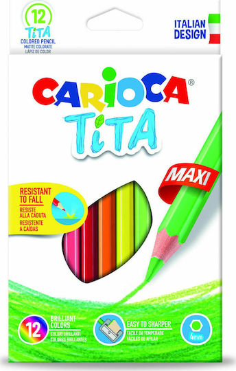 Carioca Tita Maxi Colored Pencil Set Package of 1 packages