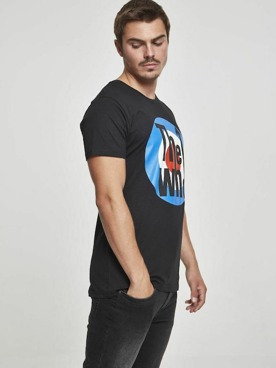 Merchcode The Who Classic Target T-shirt σε Μαύρο χρώμα