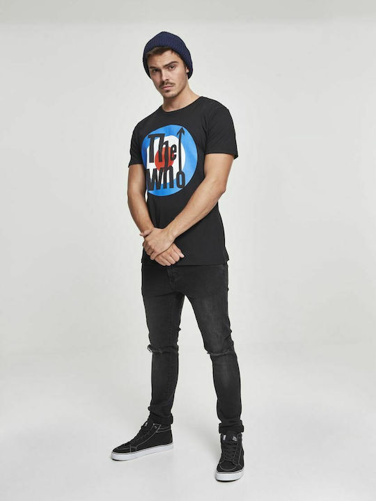 Merchcode The Who Classic Target T-shirt σε Μαύρο χρώμα