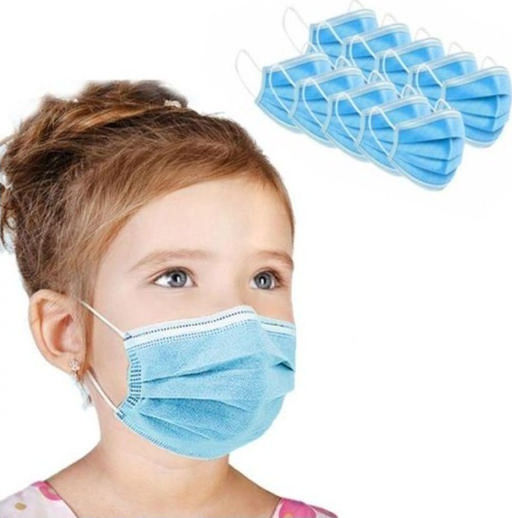 Hunan Eexi Technology & Service Co Ltd E-You Disposable Medical Face Mask Type I Protective Mask Non-Reusable Type I Surgical Kids Blue 10pcs