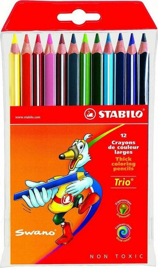 Stabilo Trio Thick Ξυλομπογιές Σετ 18 χρώματα