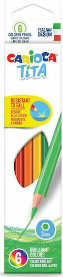 Carioca Tita Farbstift-Set 6Stück Packung von 1 Verpackungen
