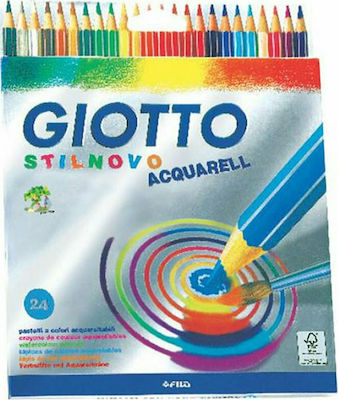 Giotto Stilnovo Acquarell Watercolour Pencils Set 24pcs