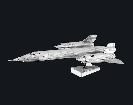 Fascinations Sr71 Blackbird Metall Modellfigur Raumfahrzeug 10.1x5.2x3cm. MMS062