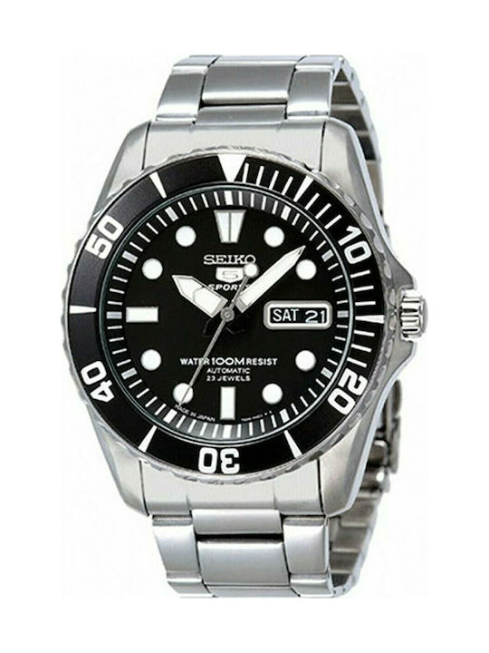 Seiko 5 Sports Uhr Automatisch mit Silber