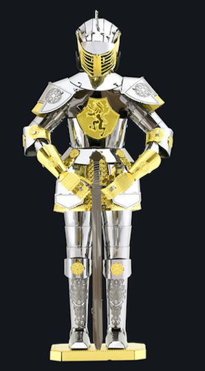 Fascinations European Knight Armor Метална Фигура за Моделизъм 5.1x2.5x2.5см.
