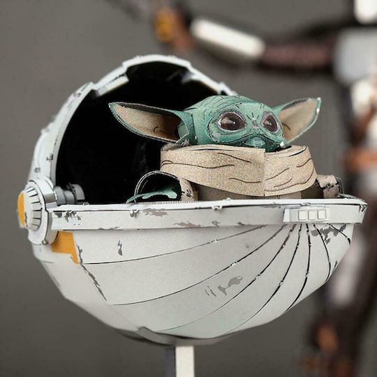 Fascinations Μεταλλική Φιγούρα Μοντελισμού Mandalorian The Child 8x5.8x9.2εκ.
