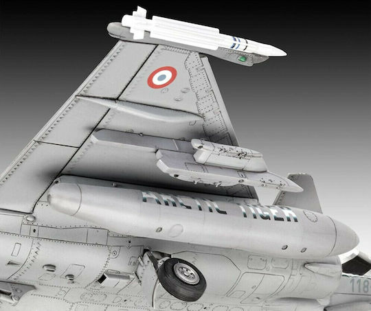 Revell Dassault Rafale C Modeling Figure Airplane Gray 204 Pieces in Scale 1:48 32.3x21.3cm.