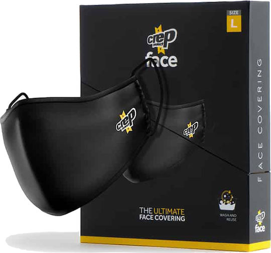 Crep Protect Face Covering Original Mască de protecție Țesătură Mare Negru CP034 1buc