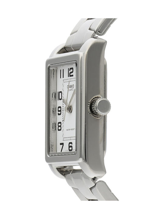 Casio Uhr mit Silber Metallarmband