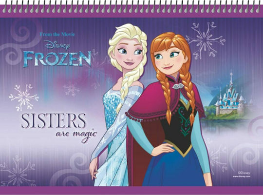Salko Paper Drawing Pads Frozen II A4 21x29.7cm 40 Sheets (Miscellaneous Designs)