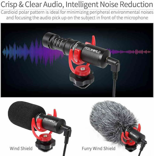 FM8 Condenser Microphone Shock Mounted for Camera
