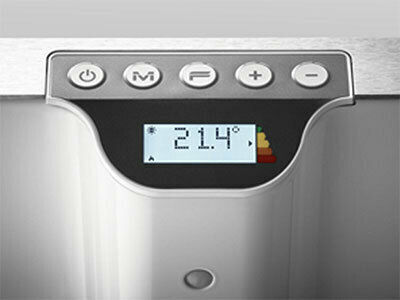 Radialight Klima 15 Konvektorheizung Wand 1500W mit elektronischem Thermostat und WiFi 101x50.4cm Weiß