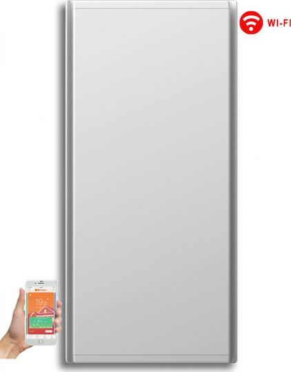 Radialight Icon 7 Convectoare Perete 750W cu Termostat Electronic și WiFi 45x95cm Alb