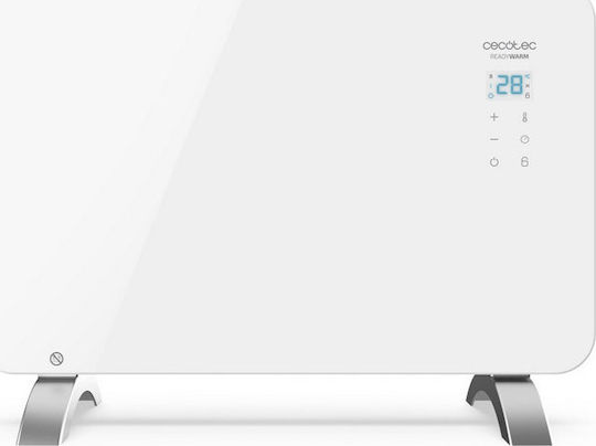 Cecotec Ready Warm 6700 Crystal Connection 05319 Convectoare Etaj 1500W cu termostat electronic și WiFi 80x47cm Alb