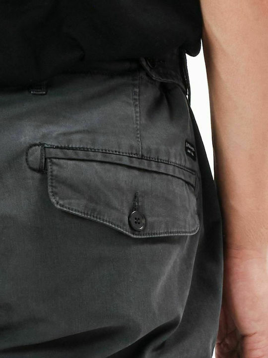 Men's Trousers Cargo Elastic in Regular Fit Anthracite