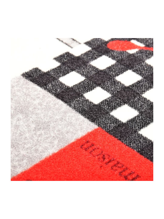 vidaXL Cuisine Kitchen Mat Runner with Anti-slip Underlay Red 60x300εκ.