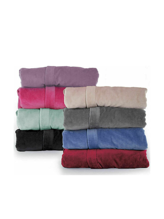Nef-Nef Homeware Traffic Μπουρνούζι με Κουκούλα Black 360gr/m²