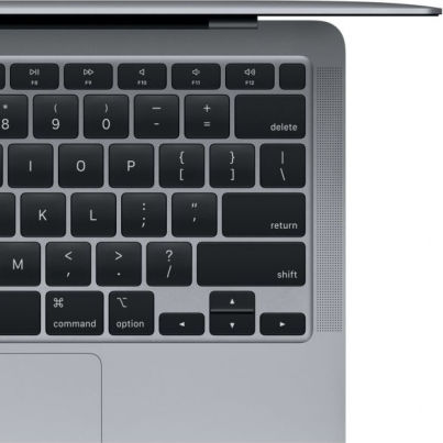 Apple MacBook Air 13.3" (2020) IPS QHD+ (M1/8GB/256GB SSD) Космическо сиво (UK Клавиатура)