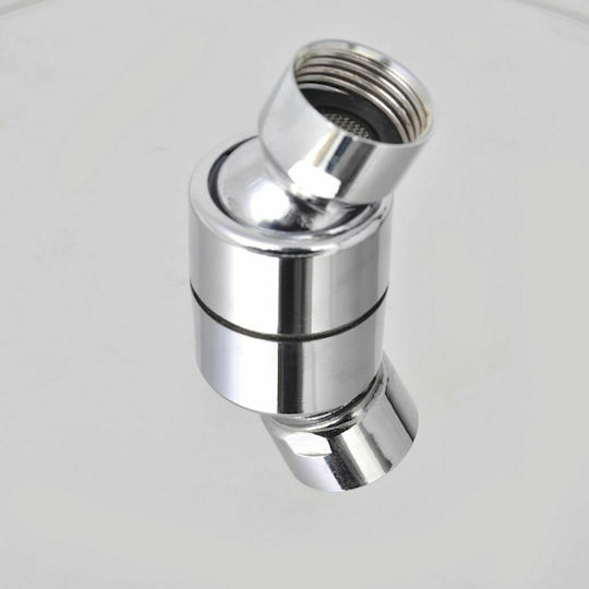 vidaXL Στρογγυλή Κεφαλή Ντουζ 25cm Inox