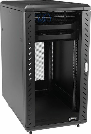 StarTech Επιδαπέδια Καμπίνα Rack 22U Μαύρο RK2236BKF