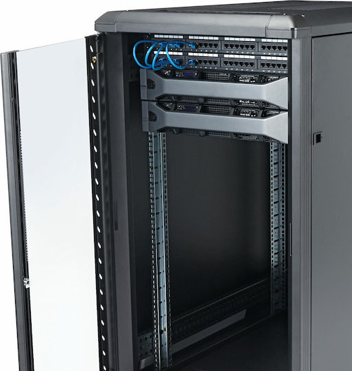 StarTech Επιδαπέδια Καμπίνα Rack 22U Μαύρο RK2236BKF