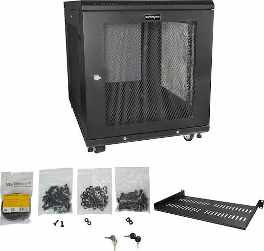 StarTech Cu picioare Cabinete Rack 12U 60x85x64cm Negru RK1233BKM