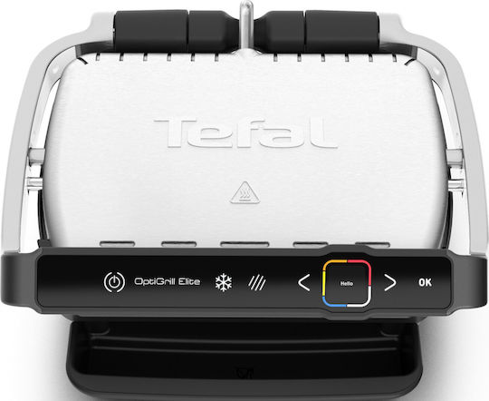 Tefal OptiGrill Elite Sandwich Maker Grill cu Plăci Detasabile 2000W Inox