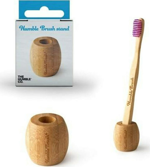 The Humble Co. Brush Stand Zahnbürstenhalterung Bamboo Beige