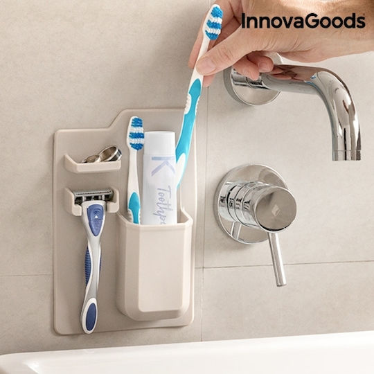InnovaGoods Επιτοίχια Θήκη Οργάνωσης Πλαστική Λευκή