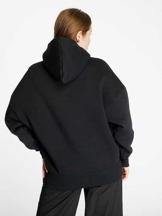 Reebok Retro Women's Long Hooded Sweatshirt Black