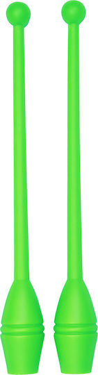 AMILA Rhythmic Gymnastics Clubs Hard Clubs 45cm Green Green