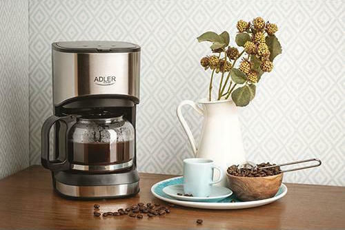 Adler AD-4407 AD 4407 Mașină de cafea cu filtru 550W Argint