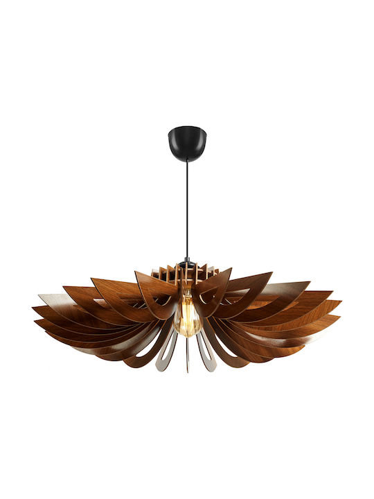 HomeMarkt Pendant Light Single-Light for Socket E27 Brown