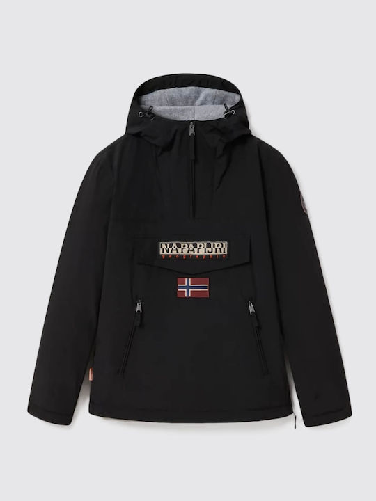 Rainforest Pocket 1 Herren Winter Jacke Wasserdicht und winddicht Schwarz