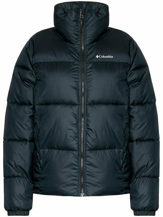 Puffect Scurtă Jachetă de femei Puffer Negru