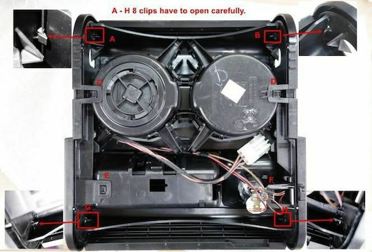 Car Dashboard Decoration Cover for Central Console for BMW X5 E70, X6 E71 (2007+) in Black Color IA-BW14