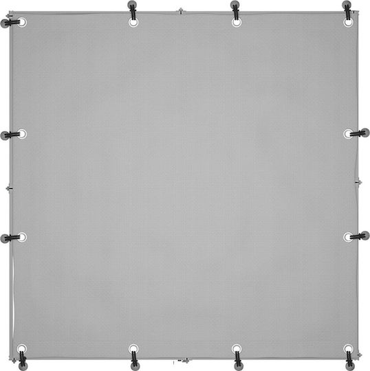 vidaXL Park Dog 110 x 110 x 110 cm made of Metal in Silver Color 110 x 110 x 110cm