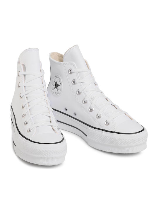 Chuck Taylor All Star Lift Flatforms Μποτάκια Λευκά 561676C